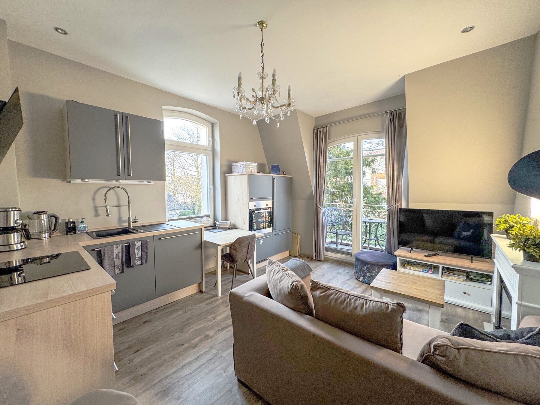 Wohnzimmer Businessappartment